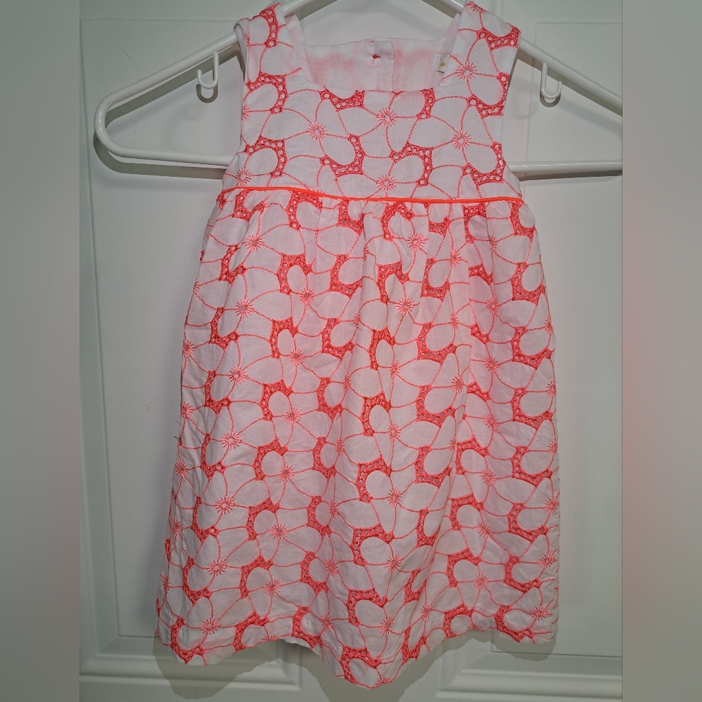 Maggie & Zoe Kids Coral and White Skirt Size 2T.